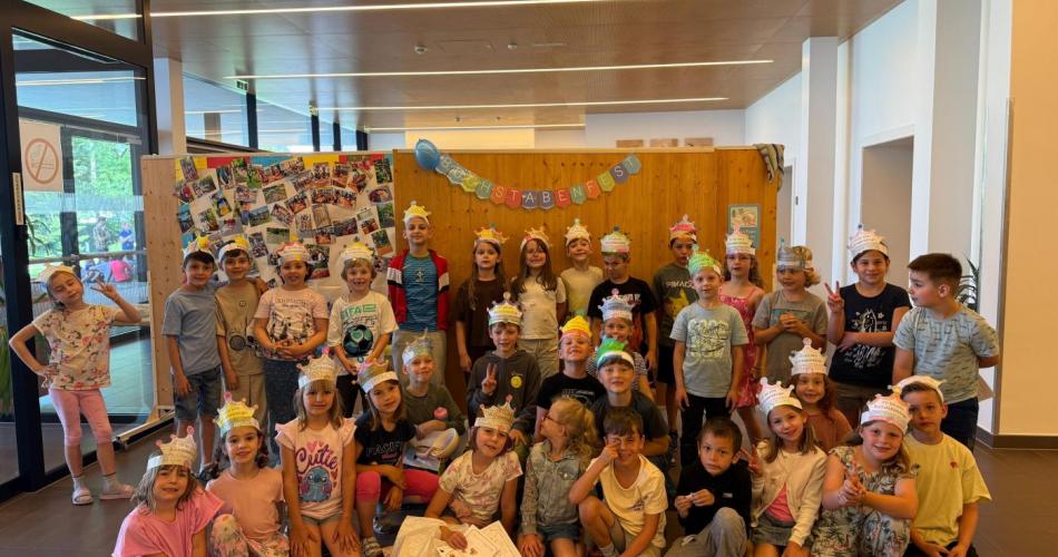 Buchstabenfest Klassenfoto
